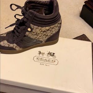 Coach Tennis shoe wedges